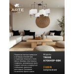 Подвесные люстры Arte lamp A7084SP-6BK TRIXIE