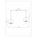 Подвесные люстры Arte lamp A7084SP-6BK TRIXIE