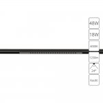 Магнитный трековый светильник Arte Lamp A7267PL-1BK OPTIMA