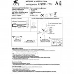 Светильник встраиваемый 8Вт Arte lamp A7408PL-1WH RIFLESSIONE