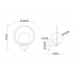 Бра Arte Lamp A7741AP-1BK MATISSE