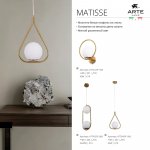 Светильник подвесной Arte lamp A7745SP-2AB MATISSE
