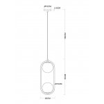 Подвес Arte Lamp A7745SP-2BK MATISSE
