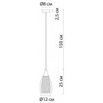 Светильник подвесной с лампочками LED Svetodom 3127763