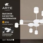 Потолочная люстра Arte Lamp A8024PL-8WH LEGACY