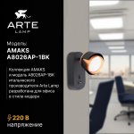 Накладной светильник спот Arte Lamp A8026AP-1BK AMAKS