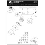 Накладной светильник спот Arte Lamp A8028PL-6BK AMAKS
