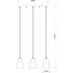 Светильник подвесной Arte lamp A8030SP-3BK BRUSSELS
