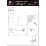 Светильник настенный Arte lamp A8046AP-1PB CHIANTI