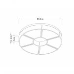 Светильник потолочный Arte lamp A8083PL-6WH MULTI-PIAZZA