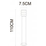 Светильник уличный Arte lamp A8382PA-1SS Portico