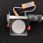 Светильник потолочный 7Вт 4К Arte lamp A8432PL-1BK TABIT