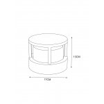 Уличный светильник Arte Lamp A8912AL-1BK ULYSSES