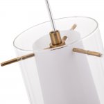 Плафон стекло белое матовое внутреннее конусом 63*92*280мм Arte lamp A8983SP ARIES