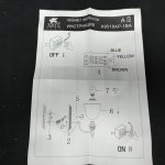 Светильник настенный Arte lamp A9518AP-1BA Bonito