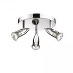 Потолочный светильник Ideal Lux ALFA PL3 CROMO