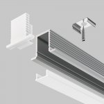 Комплектующие к светодиодной ленте Maytoni ALM-1209-S-2M Алюминиевый профиль 