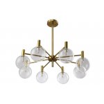 Люстра Crystal Lux ANDRES SP8 BRONZE/TRANSPARENTE (0140/308)