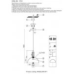 Светильник Crystal lux ANGELINA SP1 BRASS