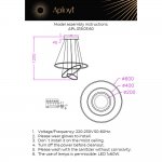 Люстра подвесная Aployt APL.018.03.60 Janina