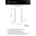 Светильник настенный бра Aployt APL.019.01.07 Merian