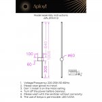 Светильник настенный бра Aployt APL.019.01.12 Merian
