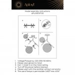 Люстра потолочная Aployt APL.300.07.02 Marzena