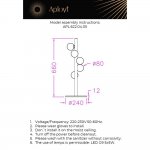 Настольная лампа Aployt APL.622.04.05 Kolombina