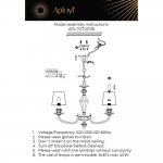 Люстра подвесная Aployt APL.707.03.06 Jula