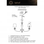 Люстра подвесная Aployt APL.707.03.08 Jula