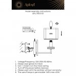 Светильник настенный бра Aployt APL.753.01.01 Flavi