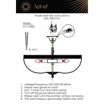 Люстра потолочная Aployt APL.756.07.10 Helcia