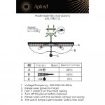 Люстра потолочная Aployt APL.758.17.12 Wiga