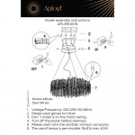 Люстра подвесная Aployt APL.815.03.16 Andri