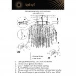 Люстра потолочная Aployt APL.815.07.11 Andri
