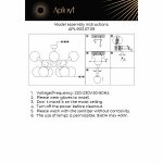 Люстра потолочная Aployt APL.903.07.09 Arlett