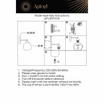 Светильник настенный бра Aployt APL.907.01.01 Eliza