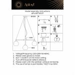 Люстра подвесная Aployt APL.907.03.07 Eliza