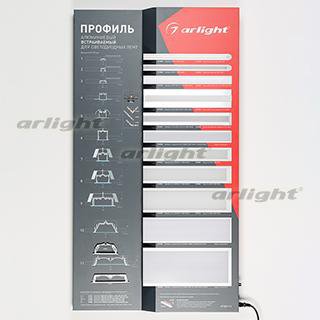 Стенд Профиль встраиваемый ARL-1100x600mm-02 (DB 3мм, пленка, лого) Arlight 996