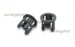 H51 Держатель 5мм (чёрный PP, с зацепками) Arlight 4786
