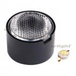 Линза 60DH1BF (60°, Emitter, black) Arlight 11236