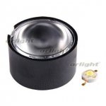 Линза 45DH1BD (45°, Emitter, black) Arlight 11237