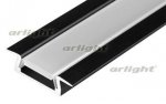 Профиль MIC-F-2000 ANOD Black Arlight 15039