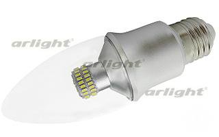 Светодиодная лампа E27 CR-DP-Candle 6W Day White Arlight 15977