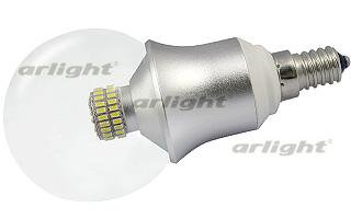 Светодиодная лампа E14 CR-DP-G60 6W Day White Arlight 15991