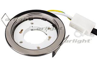 Светодиодная лампа Рамка GX53 106BC Черный хром Arlight 17020