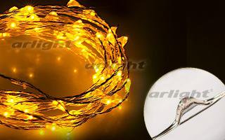 Светодиодная нить WR-5000-12V-Yellow (1608,100LED) Arlight 17993