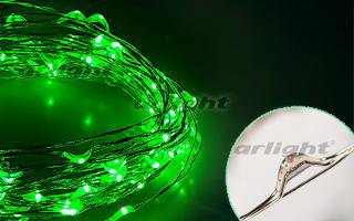 Светодиодная нить WR-5000-12V-Green (1608, 100LED) Arlight 17994