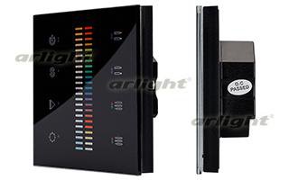 Панель Sens SR-2830C-AC-RF-IN Black (220V,RGB+CCT,4зоны) (Arlight, IP20 Пластик, 3 года) Arlight 19062