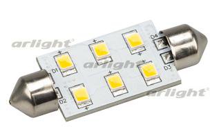 Автолампа ARL-F42-6E Warm White (10-30V, 6 LED 2835) Arlight 19422